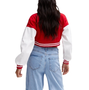 Blouson universitaire pour femme, style streetwear, bomber personnalisé, vêtement d'extérieur d'hiver pour la production de vêtements - Product Image 2