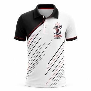 Camiseta de críquet personalizada por sublimación para hombre, ropa de equipo OEM, transpirable, de poliéster, manga corta, para deportes. - Product Image 1