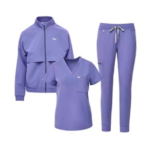 Uniformes Médicos y de Salón Transpirables y Elásticos sin Mangas, Uniformes de Enfermería Modernos de Spandex para Hospital - Product Image 6