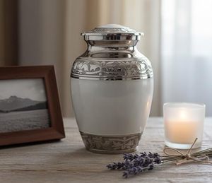 Artisan Aluminum <b>Keepsake</b> <b>Memorial</b> Ash Urn Tribute Holder Designed With Premium Matte Surface And Fine Craftsmanship - Product Image 6