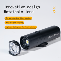 1500 Lumens LED aluminium vélo phare étanche Anti-éblouissement suspension avec lentille rotative lampe de poche vélo avant lumière