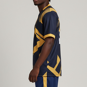 Camiseta de Fútbol Retro Personalizada de Alta Calidad para Hombre 2025, 100% Poliéster, Impresión por Sublimación, Secado Rápido, Elástica - Product Image 6