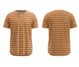 เสื้อเบสบอลแบบซับลิเมชั่นขายส่ง – ชุดทีมแบบกำหนดเองพร้อมโลโก้และหมายเลขตามสั่ง |   ฐานผ้าโพลีเอสเตอร์ที่ระบายอากาศได้ดี - Product Image 2