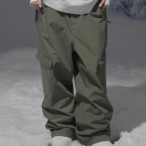 Pantalones de Esquí Impermeables y Cortavientos para Hombre y Mujer, Pantalones de Snowboard Cálidos para Invierno, Pantalones de Nieve Cargo, Ropa Deportiva para Senderismo y Esquí al Aire Libre - Product Image 1