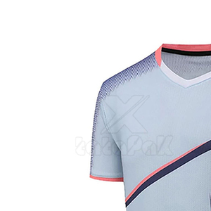 Ensemble d'uniformes de tennis 100 % polyester respirant en gros – Tailles et couleurs personnalisables, logos et numéros sur mesure - Product Image 3