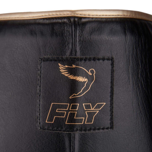Pro Fly Boxing Sparring Set Black Gold Original Cowhide Kickboxing Protection Set Lace Up Wrist <b>Gloves</b> Training Custom Logo New - Product Image 6