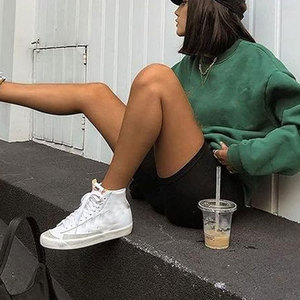 Shorts de mujer con diseño de cintura flexible y costuras premium, ideales para uso prolongado, shorts casuales para mujer - Product Image 2