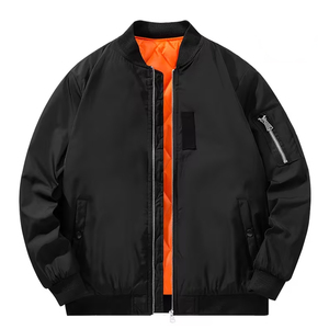 Chaqueta Bomber de Invierno para Hombre, de Alta Calidad, Personalizable en Color y Logotipo, con Logotipo Frontal, Resistente al Viento, Manga Larga, para Hombres Adultos - Product Image 1