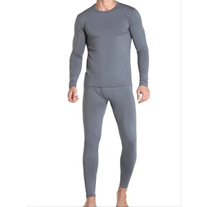 Ensemble de vêtements de sport pour hommes, 2 pièces, chemises de compression à manches longues et leggings longs jusqu'aux chevilles, pour la salle de sport, la remise en forme et l'entraînement, ensemble Rah Guard et leggings pour hommes - Product Image 3