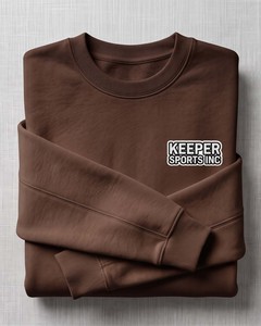 เสื้อสเวตเชิ้ตคอกลมผู้ชาย KEEPER SPORTSINC ผ้าฟลีซเนื้อหนัก 100% คอตตอน ทรงปกติ สีพื้น สวมใส่สบายๆ สำหรับฤดูใบไม้ร่วง - Product Image 2