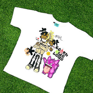 เสื้อยืดผ้าฝ้ายหนาพิมพ์ลายกราฟิกสำหรับผู้ชายเสื้อยืดวินเทจใส่ได้ทั้งชายและหญิงพิมพ์โลโก้ตามสั่ง - Product Image 2