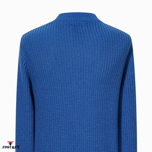 Pull à col rond personnalisable imprimé sur le devant, tricoté, anti-rides, séchage rapide, pour homme – Collection Hiver – Meilleures ventes - Product Image 4