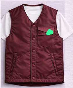 Wholesale Price High Quality Lightweight Eco-Friendly Winter Warm Men's Casual gilet Jacket Front Nylon/Polyester - Product Image 6