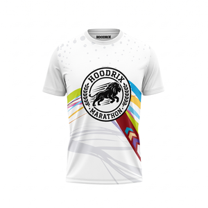 เสื้อวิ่งผู้ชายผู้หญิงขายส่งจำนวนมาก แห้งเร็ว ระบายเหงื่อได้ดี น้ำหนักเบา เสื้อกีฬา รับทำโลโก้สะท้อนแสงจากโรงงาน - Product Image 1