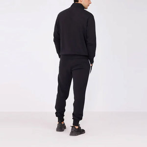 High Quality Sportswear Gym Fitness Fleece Training Tracksuits <b>Men</b> Two Piece Set 100% Cotton Tracksuit Jogging Suit For <b>Men</b> - Product Image 5