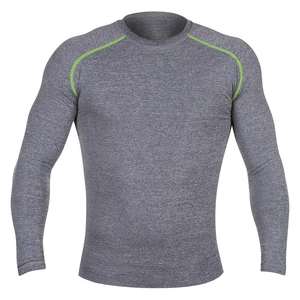CAPRA INTERNATIONAL Chaqueta de Compresión para Hombre, Manga Corta, Transpirable, Ecológica, Antibacteriana, Top Rashguard, Control de Humedad - Product Image 1