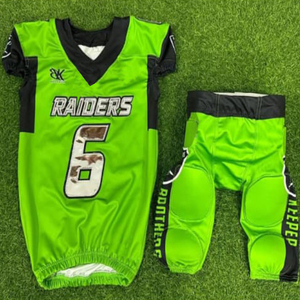Uniforme de Fútbol Americano Personalizado, Conjunto de Pantalones y Camiseta Sublimados, Ropa Deportiva para Equipos Juveniles y Adultos - Product Image 1