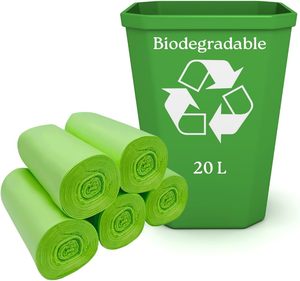 ถุงขยะย่อยสลายได้ ถุงขยะสำหรับวางบนเคาน์เตอร์ เป็นมิตรกับสิ่งแวดล้อม ถุงขยะ/ถุงใส่ขยะ/ถุงใส่ขยะ/ถุงขยะแบบหนา รีไซเคิลได้ 100% - Product Image 6