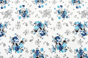Drap plat en coton imprimé de Jaipur, 200 fils, toutes saisons, écologique, doux pour la peau, durable, respirant, lavable, taille complète - Product Image 5