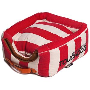 Cuccia per Cani 2-in-1 Convertibile e Reversibile a Righe, Design Pieghevole per Comfort e Stile per Animali Domestici - Product Image 1