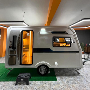 750kg 4x4 Aluminum Mini Caravan Travel House Compact Camper <b>Trailer</b> Mobile Home with Kitchen Sleeping Space Use - Product Image 2