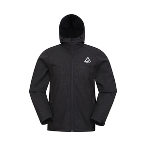 Veste coupe-vent noire de haute qualité à prix d'usine, veste Rompevientos tendance, protection solaire, grande taille, avec logo personnalisé par AKO - Product Image 2