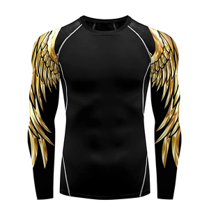 Camiseta de compresión deportiva para MMA, transpirable, de tela atlética de alto rendimiento para entrenamiento y práctica de artes marciales. - Product Image 6