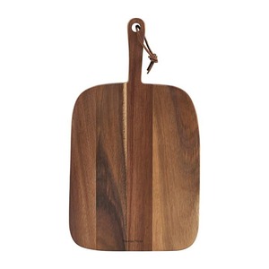 Tabla de cortar de madera de acacia hecha a mano con nuevo diseño, juego de tablas de cortar, tabla para queso con acabado natural de acacia a un precio razonable. - Product Image 1