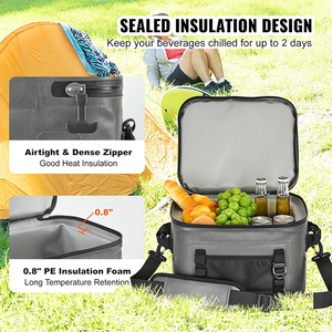 Hiking Picnic Camping Travel Waterproof Large Capacity Soft Cooler Insulated <b>Bag</b> - Product Image 5