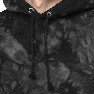 Sudadera con Capucha Negra Personalizada para Hombre |   Suéter de punto 100% algodón, holgado, con bolsillo |   Antienvejecimiento |   Marca Privada OEM/ODM - Product Image 6