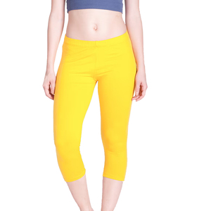 Leggings Capri Femme Taille Mi-Haute Nouveau Design pour Gym, Fitness et Course, Écologiques, Respirants, Séchage Rapide, en Polaire, Service OEM - Product Image 1