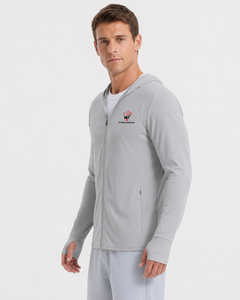 Sudadera con Capucha Personalizada para Hombre, Ligera, 100% Algodón, con Mangas Largas, Diseño Transpirable, Orificios para Pulgares y Bolsillos - Product Image 4