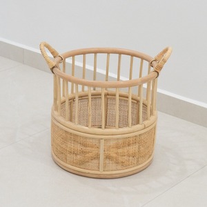High quality <b>basket</b> bag for storing & home decor sustainable hand <b>weave</b> rattan storage <b>baskets</b> - Product Image 5
