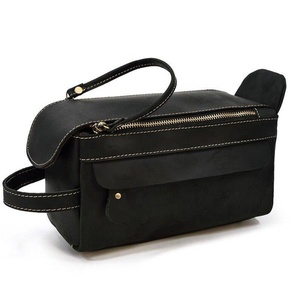 Personalized Dopp <b>Kit</b> Organizer Cosmetic <b>Shaving</b> Traveling <b>Kit</b> Bag Vintage Handmade Mens Genuine Leather Toiletry Bag - Product Image 3