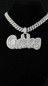 High Quality Customized 925 Sterling Silver Iced Hip Hop Luxury Moissanite Fine Jewelry Pendants & Charms Pendant - Product Image 2