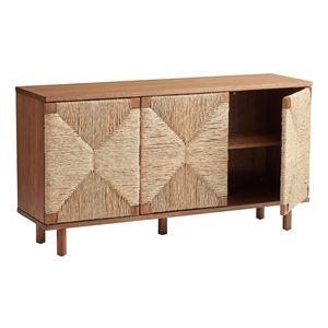 Aparador de Madera Vintage Industrial Hecho a Mano con Cuatro Puertas, Mueble Rústico para Sala de Estar, Dormitorio o Casa de Campo - Product Image 2