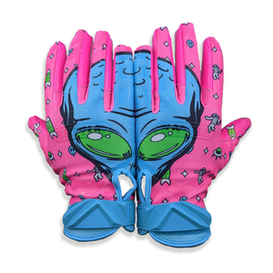 Guantes de Silicona 7v7 de Alta Calidad, Personalizados con la Bandera de Estados Unidos, para Fútbol Americano, Antideslizantes, Duraderos, con Logotipo de Goma para Jóvenes y Adultos - Product Image 3