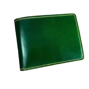 Portefeuille de cartes en cuir PU de grande capacité de style vintage pour hommes, design mince à deux volets, à la mode, pour cartes d'identité portables - Product Image 1