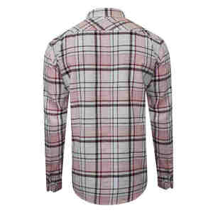 Camisa de Vestir Formal de Manga Larga para Hombre, Tejido Satinado Transpirable, Cuello Alto, Color Sólido, Logotipo Personalizable, Primavera - Product Image 6