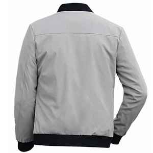 FITME SPORTS Customization Vintage <b>Pilot</b> Bomber <b>Jacket</b> Waterproof Windbreaker Polyester/Cotton Plus Size Men's Stand Collar - Product Image 4