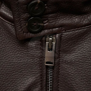 Fashionable Stylish Casual <b>Men</b> Leather Winter <b>Jacket</b> with Stand Collar Zipper Front Modern Slim Fit Design for Every Occasion - Product Image 5