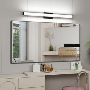 Modern 41-inch LED <b>Vanity</b> <b>Lights</b> Bar Black Bathroom <b>Light</b> Fixtures with Over <b>Mirror</b> Feature for Bath - Product Image 1
