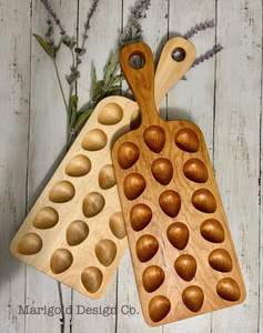 Wooden <b>Egg</b> Rack House Shape Storage Organizer Kitchen Counter Refrigerator Fresh <b>Egg</b> Holder Farmhouse Style <b>Eco</b>-Friendly - Product Image 5