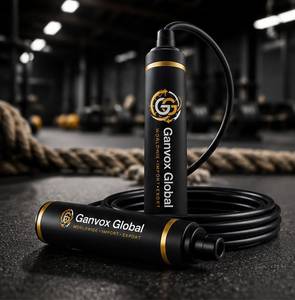 Corde à sauter professionnelle en métal lesté de haute qualité, pliable, capacité 20 kg+, pour la gym, la boxe et le fitness - Product Image 1