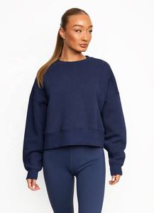 Sudadera con Capucha Extra Grande Unisex de Felpa de Algodón Negro de Lujo, Sudadera con Bordado 3D Personalizado para Mujer - Product Image 1