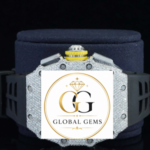 Indian Manufacture Elegant Design Gold Diamond Watch Winding Mechanism and Stunning Sparkling Diamonds for Worldwide Supply - Product Image 2