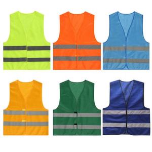 Chaleco de Seguridad Amarillo de Alta Visibilidad Reflectante con Certificación EN, Ropa de Trabajo de Poliéster Serigrafiada Unisex para Uso en Construcción y Carreteras - Product Image 2