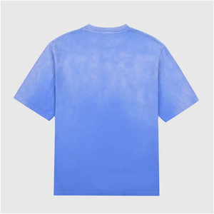 T-shirt à manches courtes pour homme, coupe ample, tie-dye, col rond, coupe classique, couleur unie, jersey 100% coton - Product Image 2