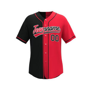 Maillot de baseball en gros respirant personnalisé pour équipe, vêtements de sport légers en polyester OEM - Product Image 4
