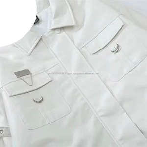 Vestes coupe-vent en cuir multi-poches pour homme, style automne, veste bomber en cuir PU personnalisée pour moto - Product Image 6